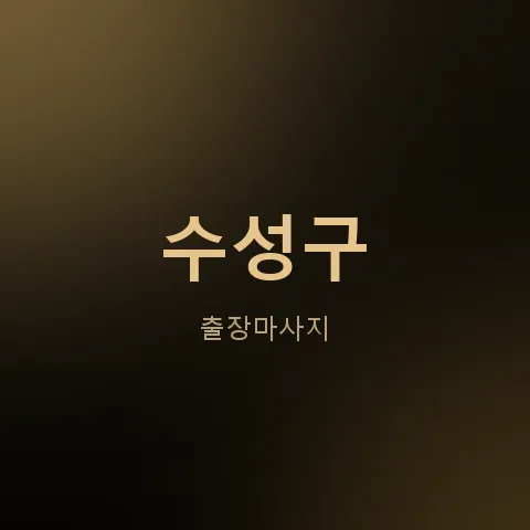 수성구 출장마사지