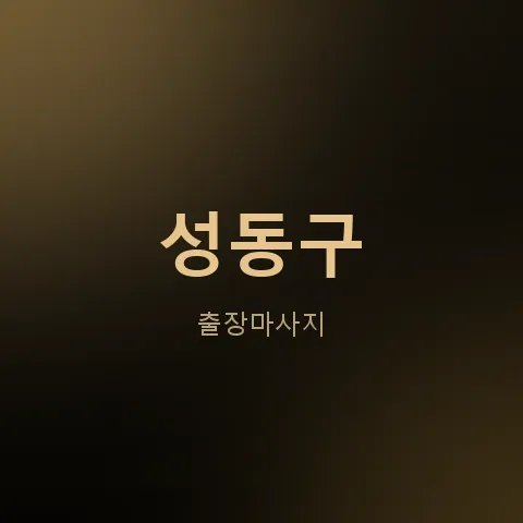 성동구 출장마사지